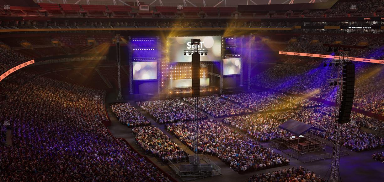 Northwest Stadium - Section Loge Suite East 423 Seat View