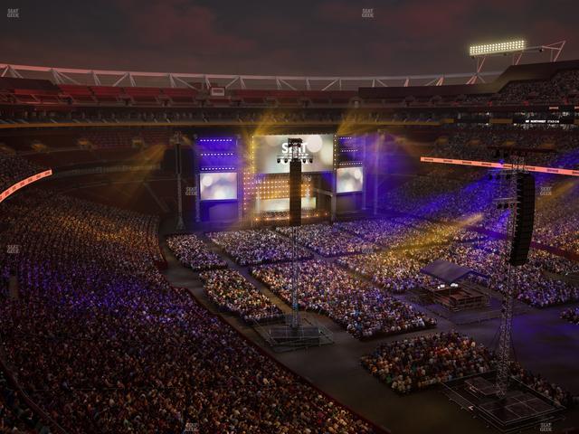 Northwest Stadium - Section Loge Suite East 423 Seat View