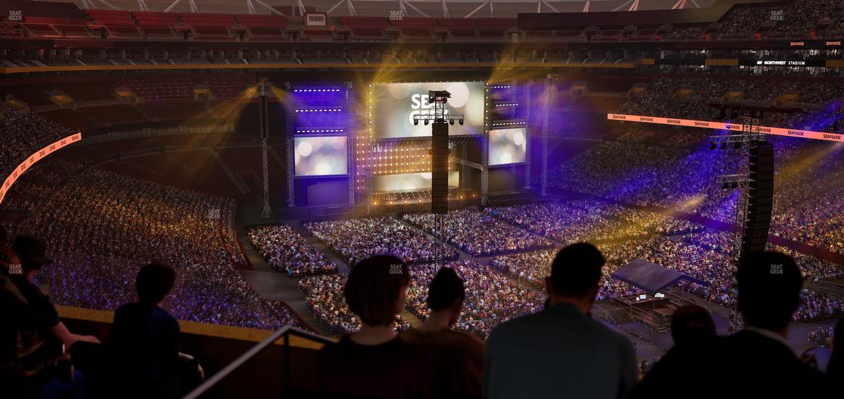 Northwest Stadium - Section Loge Suite East 423 Seat View