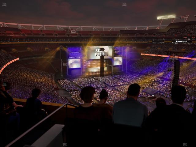 Northwest Stadium - Section Loge Suite East 423 Seat View