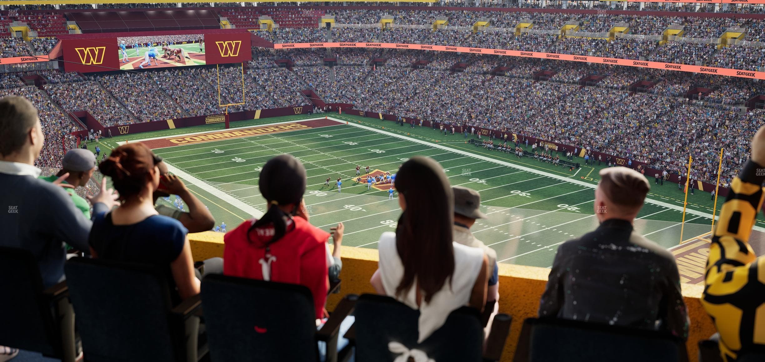 Northwest Stadium - Section Loge Suite East 424 Seat View