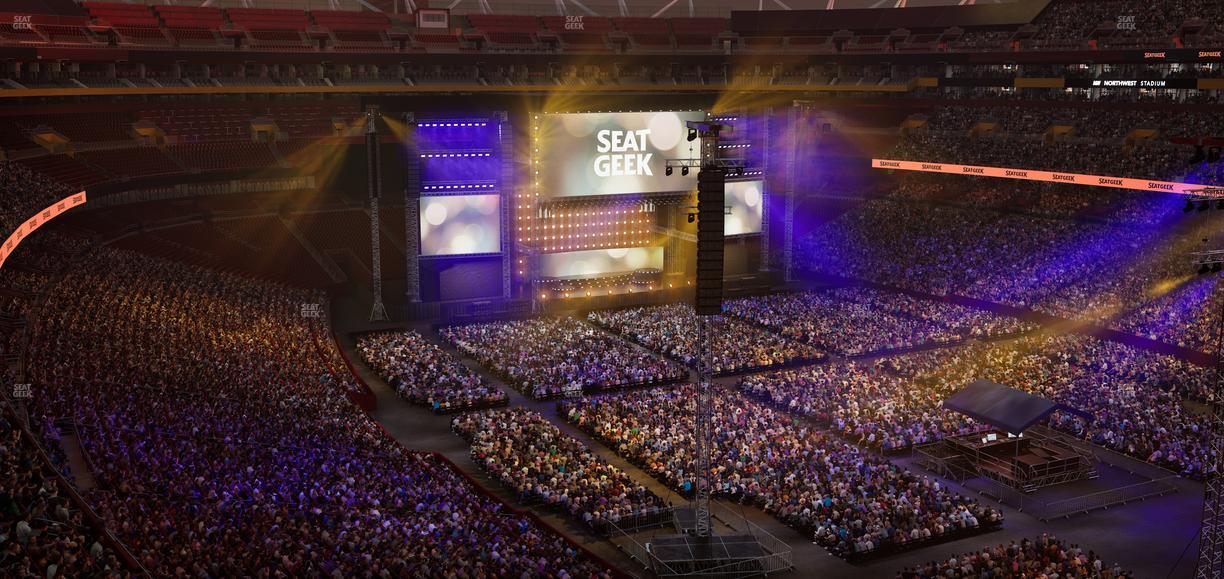 Northwest Stadium - Section Loge Suite East 424 Seat View