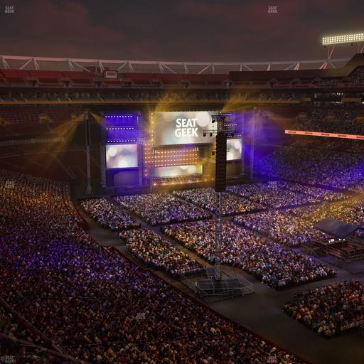 Northwest Stadium - Section Loge Suite East 424 Seat View