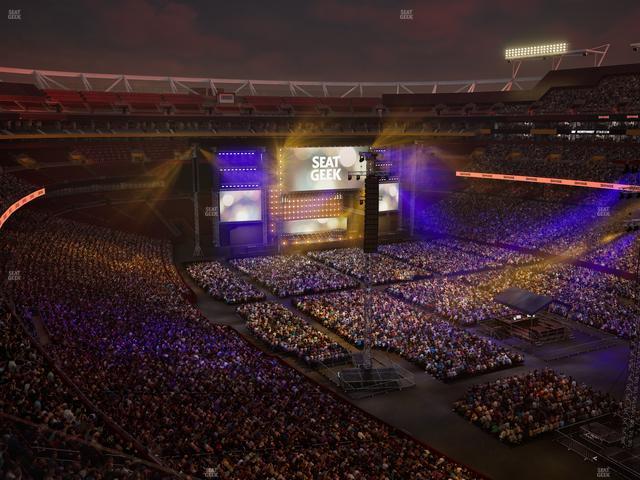 Northwest Stadium - Section Loge Suite East 424 Seat View