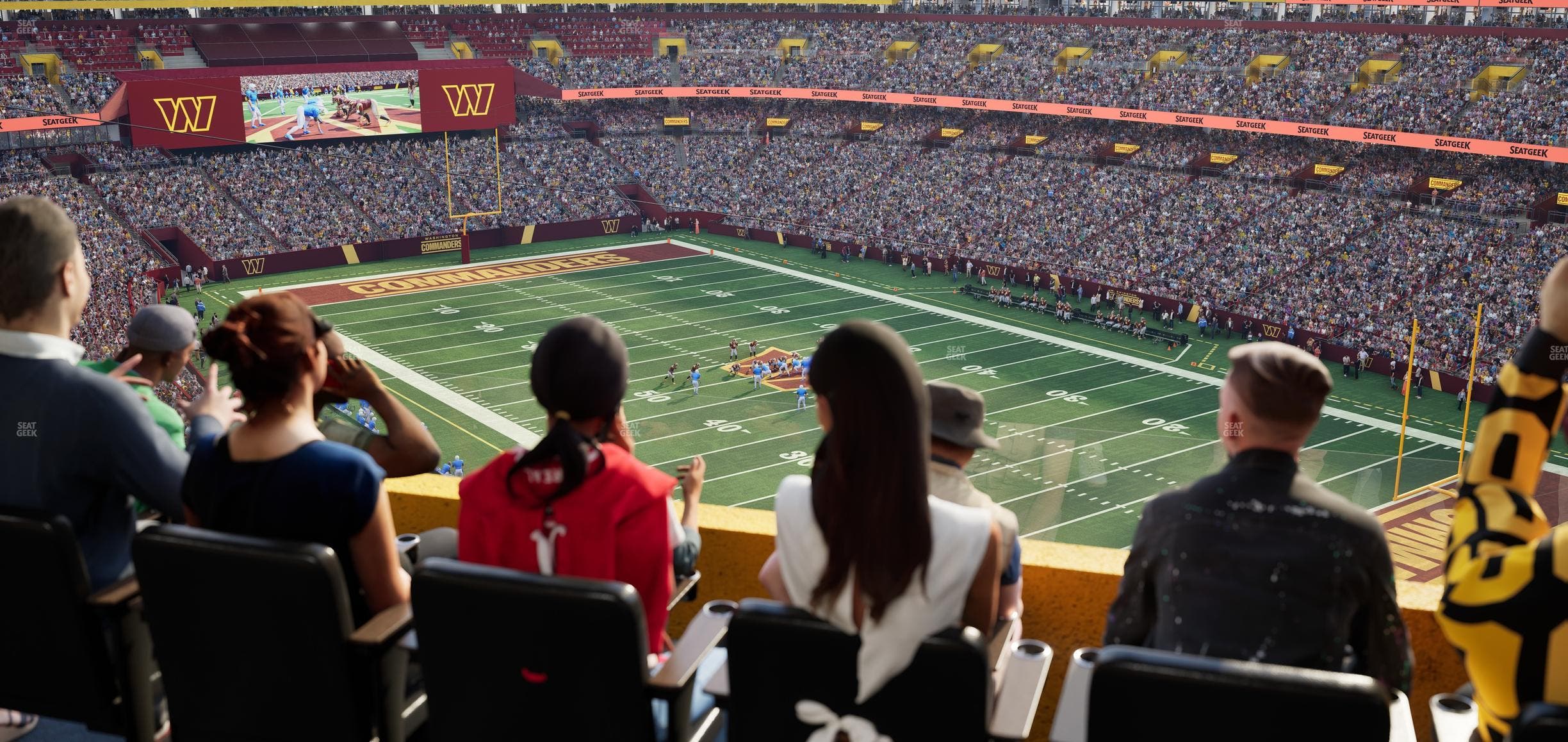 Northwest Stadium - Section Loge Suite East 424 Seat View
