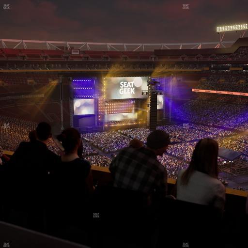 Northwest Stadium - Section Loge Suite East 424 Seat View