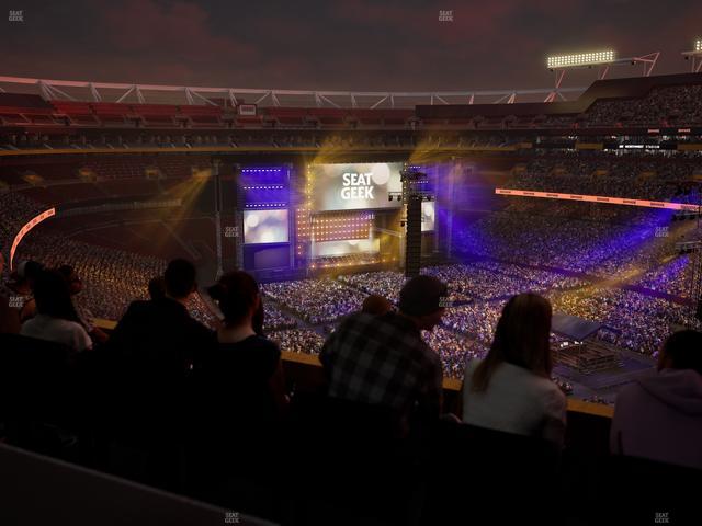 Northwest Stadium - Section Loge Suite East 424 Seat View