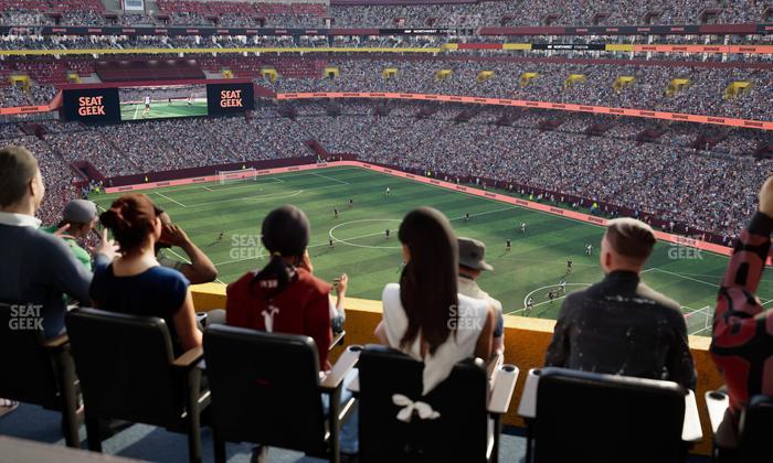 Northwest Stadium - Section Loge Suite East 424 Seat View