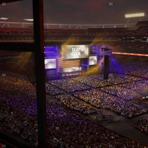 Northwest Stadium - Section Loge Suite East 425 Seat View