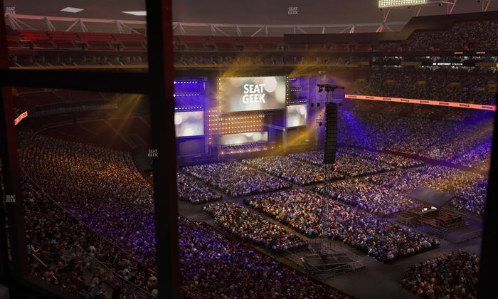 Northwest Stadium - Section Loge Suite East 425 Seat View