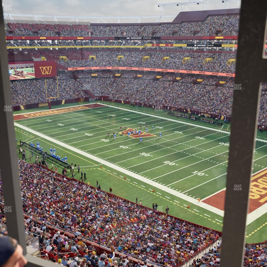 Northwest Stadium - Section Loge Suite East 425 Seat View