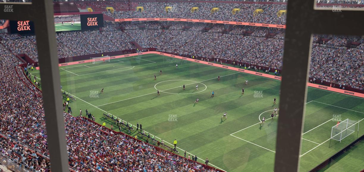 Northwest Stadium - Section Loge Suite East 425 Seat View