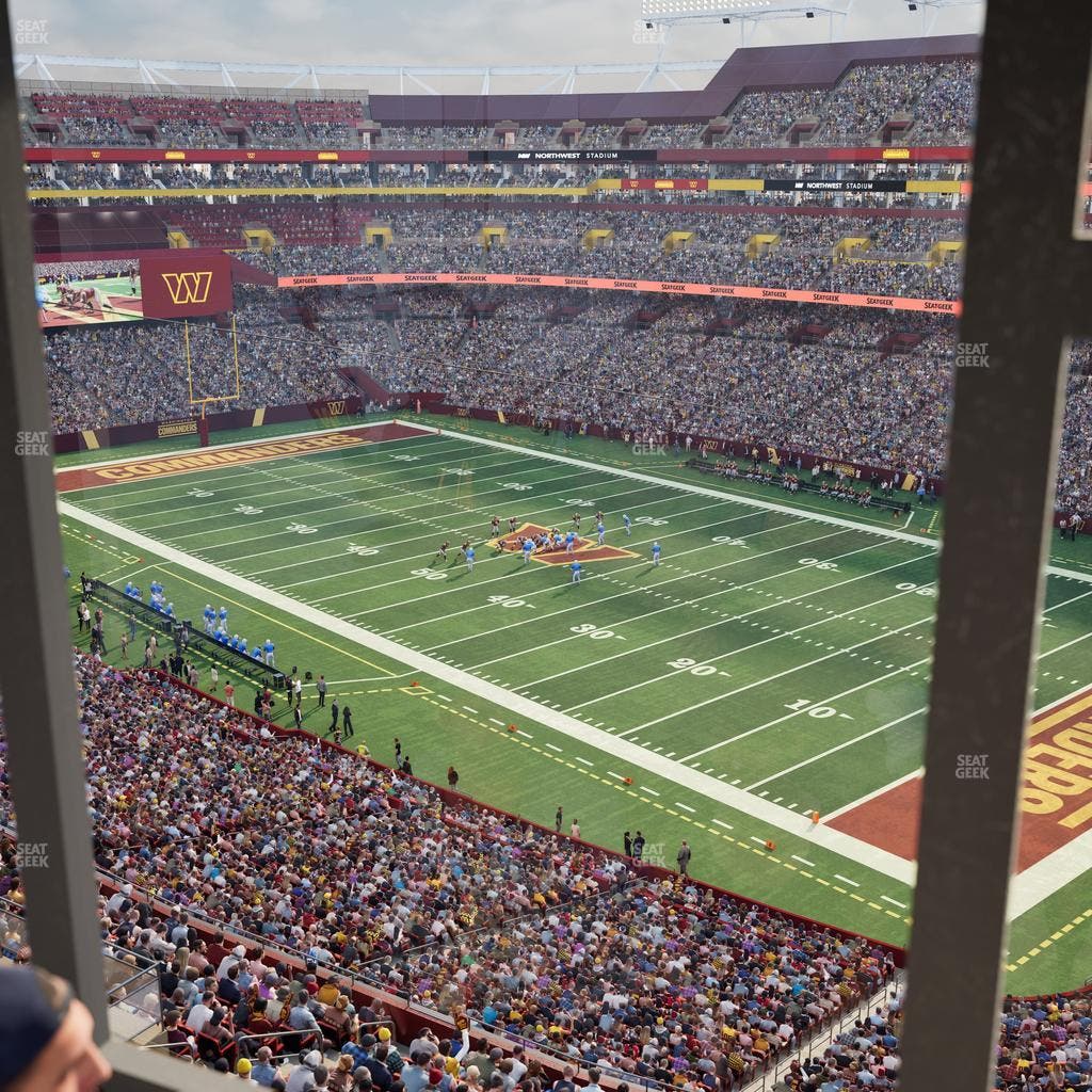 Northwest Stadium - Section Loge Suite East 425 Seat View