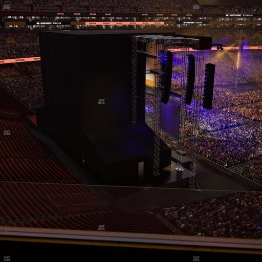 Northwest Stadium - Section Loge Suite West 320 Seat View