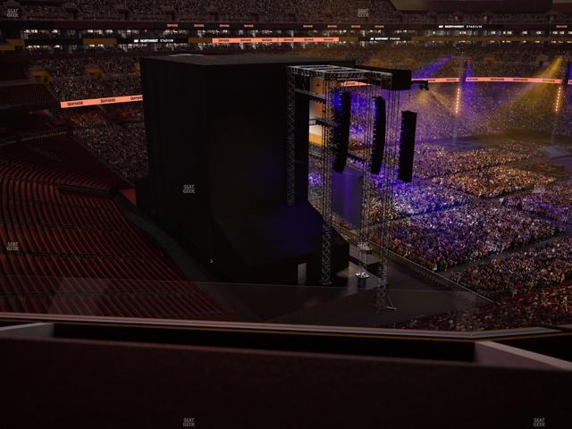 Northwest Stadium - Section Loge Suite West 320 Seat View