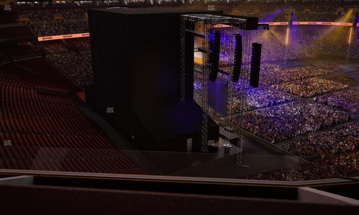 Northwest Stadium - Section Loge Suite West 320 Seat View