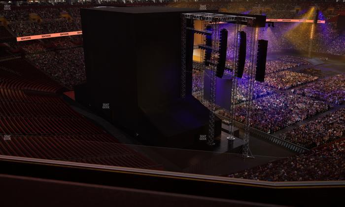 Northwest Stadium - Section Loge Suite West 322 Seat View