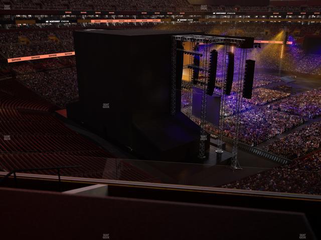 Northwest Stadium - Section Loge Suite West 323 Seat View