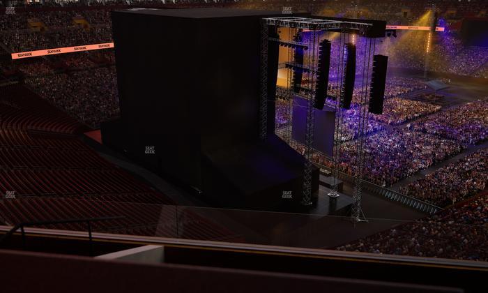 Northwest Stadium - Section Loge Suite West 323 Seat View