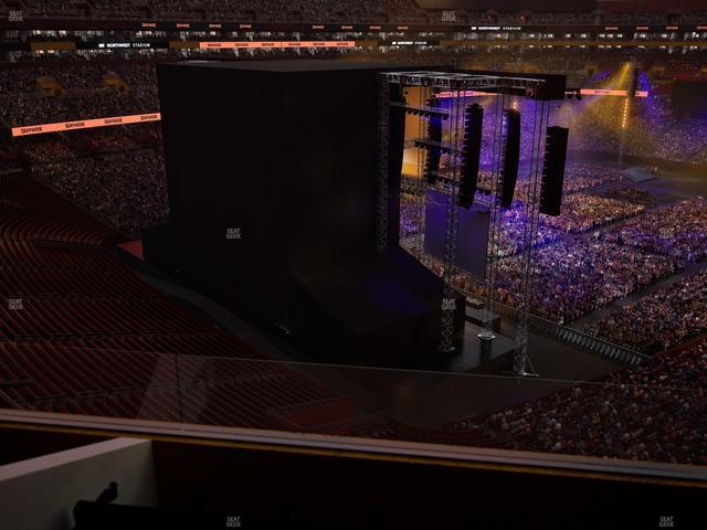 Northwest Stadium - Section Loge Suite West 323 Seat View