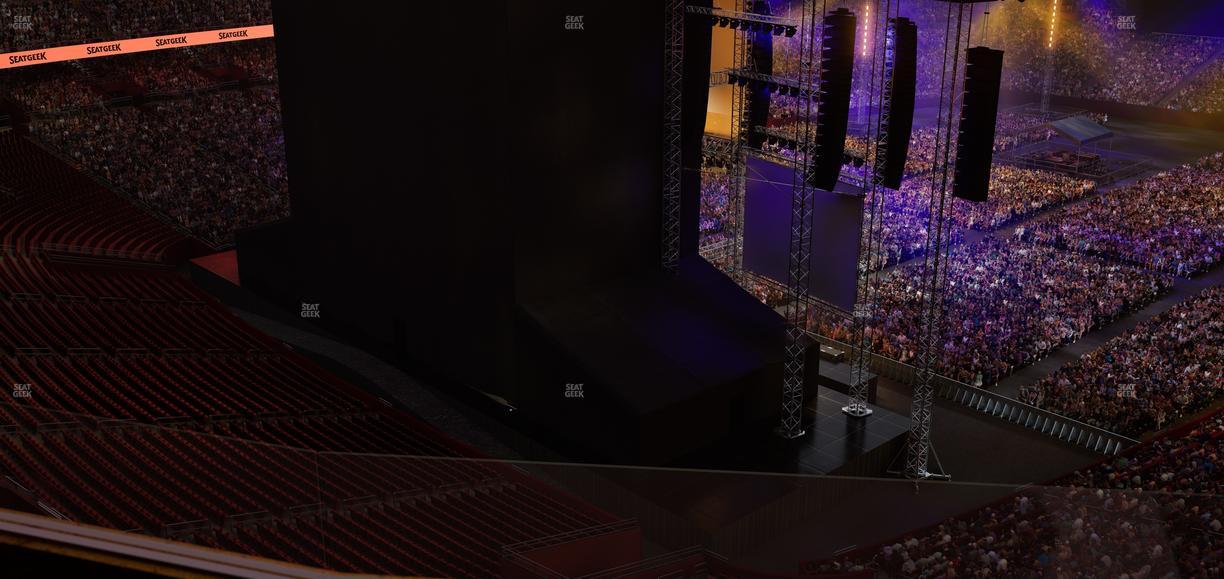 Northwest Stadium - Section Loge Suite West 324 Seat View