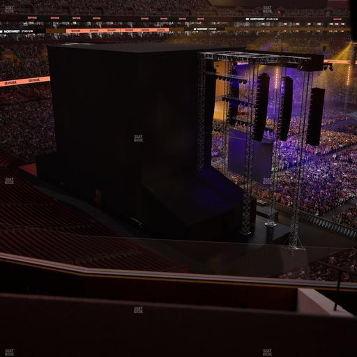 Northwest Stadium - Section Loge Suite West 324 Seat View