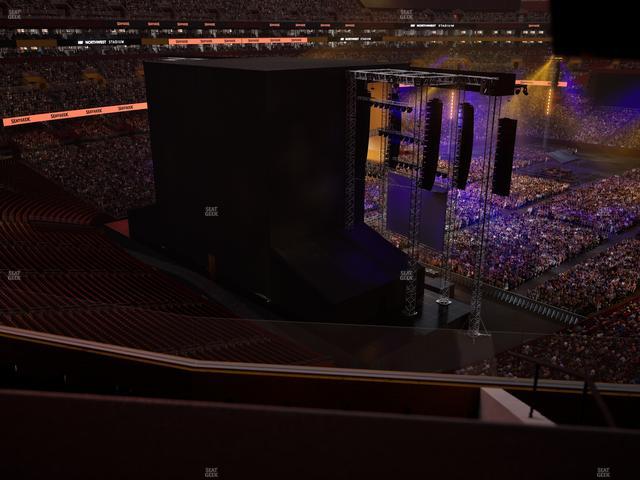 Northwest Stadium - Section Loge Suite West 324 Seat View