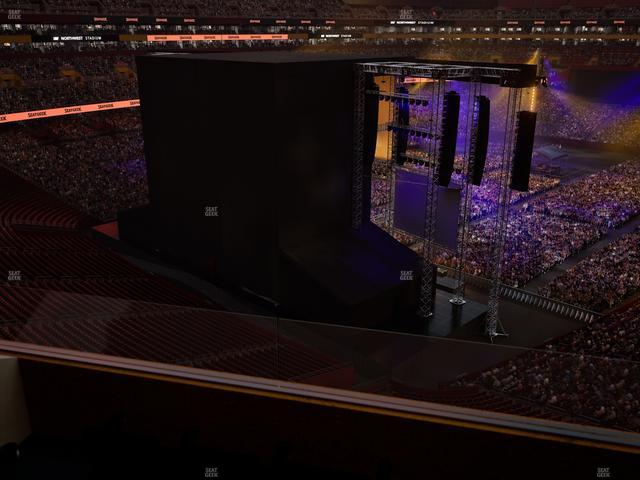 Northwest Stadium - Section Loge Suite West 325 Seat View