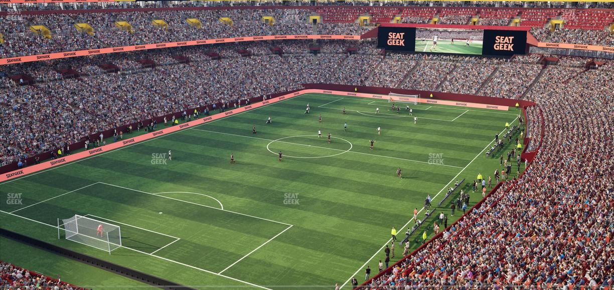 Northwest Stadium - Section Loge Suite West 325 Seat View