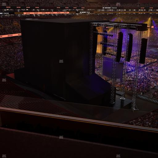 Northwest Stadium - Section Loge Suite West 325 Seat View