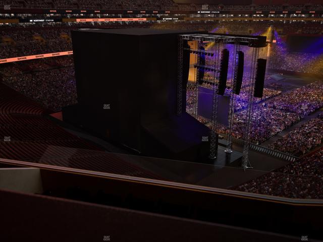 Northwest Stadium - Section Loge Suite West 325 Seat View