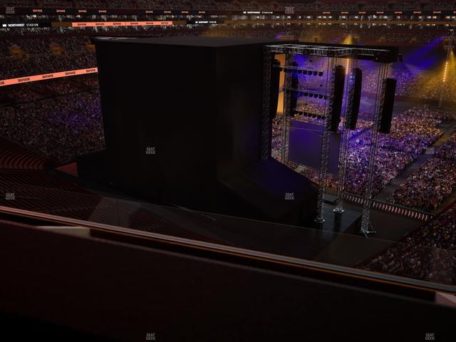 Northwest Stadium - Section Loge Suite West 327 Seat View