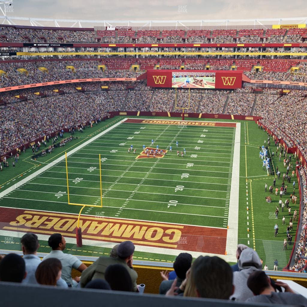 Northwest Stadium - Section Loge Suite West 333 Seat View