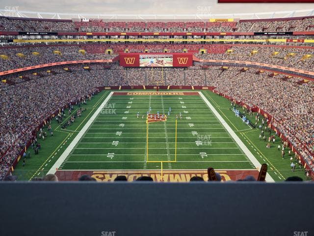 Northwest Stadium - Section Loge Suite West 339 Seat View
