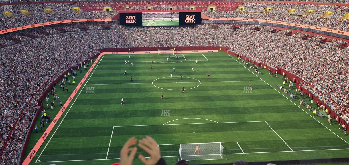 Northwest Stadium - Section Loge Suite West 340 Seat View