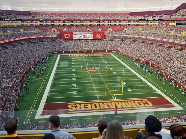 Northwest Stadium - Section Loge Suite West 341 Seat View