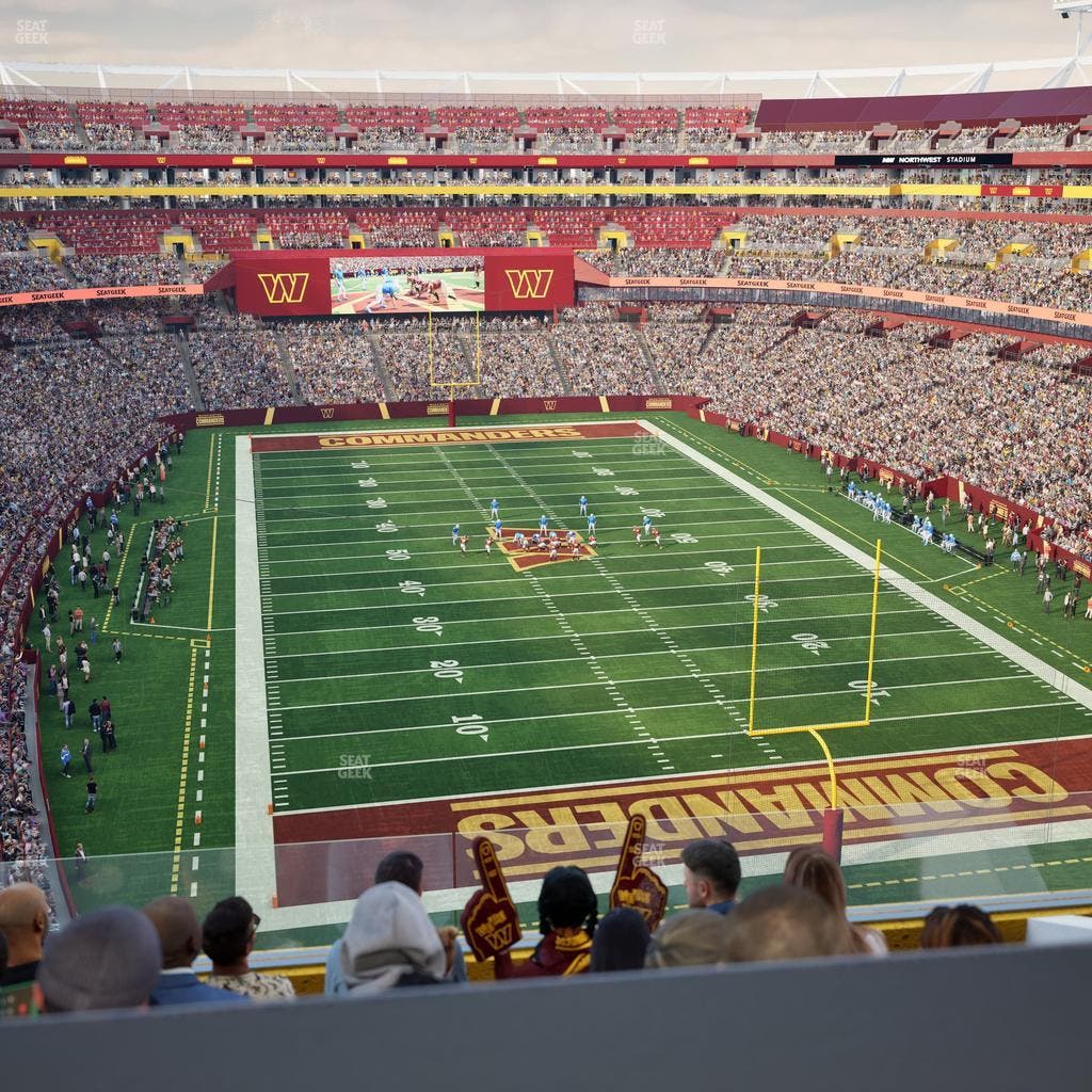 Northwest Stadium - Section Loge Suite West 343 Seat View