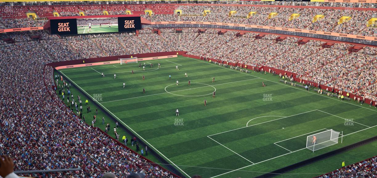 Northwest Stadium - Section Loge Suite West 350 Seat View