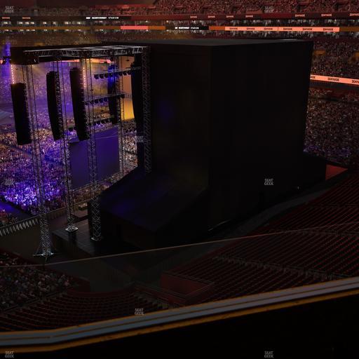 Northwest Stadium - Section Loge Suite West 350 Seat View