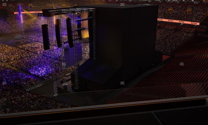 Northwest Stadium - Section Loge Suite West 351 Seat View