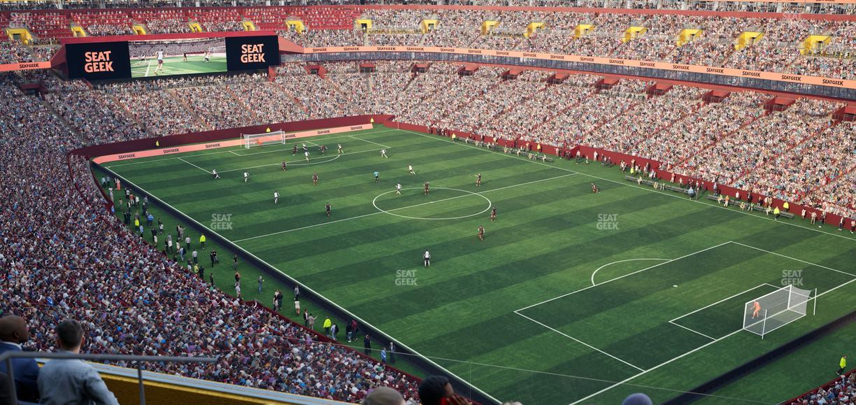 Northwest Stadium - Section Loge Suite West 352 Seat View