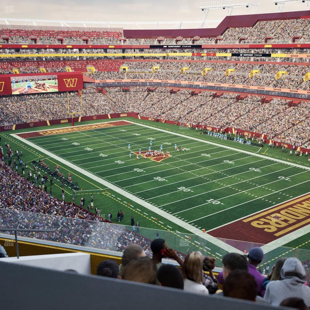 Northwest Stadium - Section Loge Suite West 352 Seat View