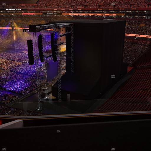 Northwest Stadium - Section Loge Suite West 353 Seat View