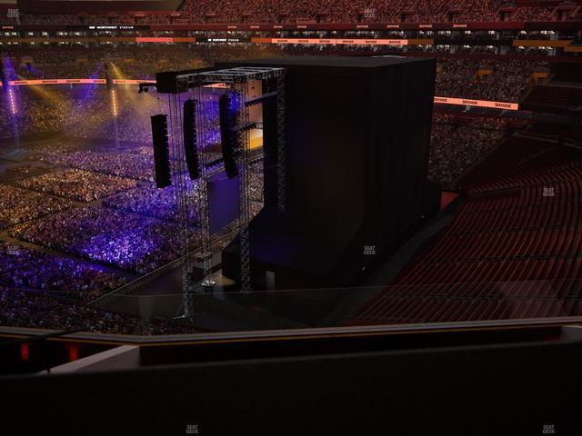 Northwest Stadium - Section Loge Suite West 353 Seat View