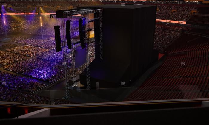 Northwest Stadium - Section Loge Suite West 353 Seat View