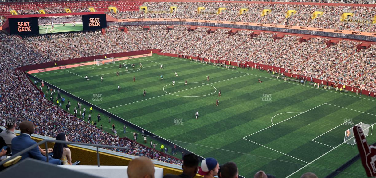 Northwest Stadium - Section Loge Suite West 354 Seat View