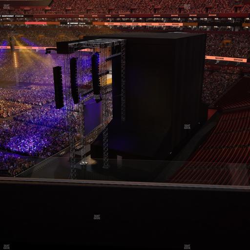 Northwest Stadium - Section Loge Suite West 354 Seat View