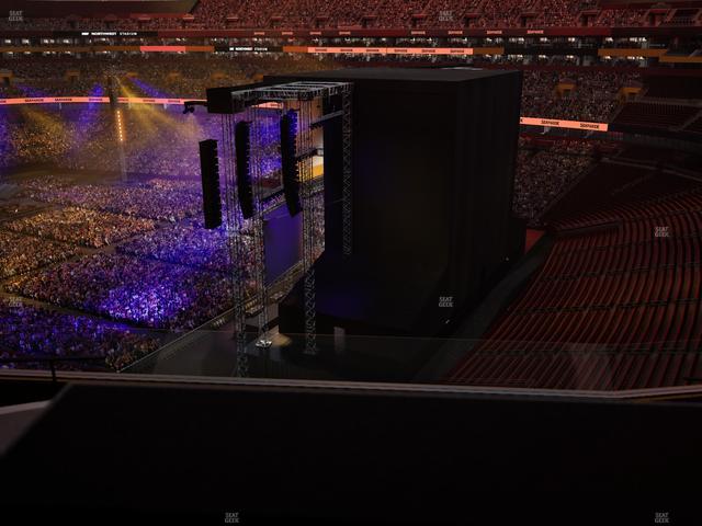 Northwest Stadium - Section Loge Suite West 354 Seat View