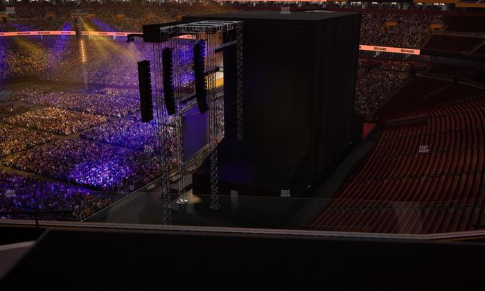 Northwest Stadium - Section Loge Suite West 354 Seat View