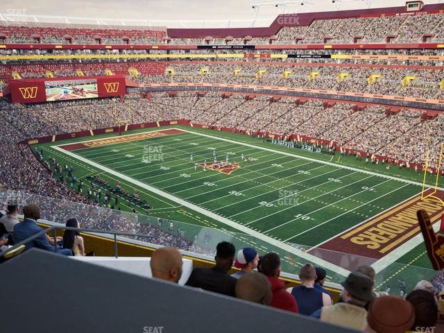 Northwest Stadium - Section Loge Suite West 354 Seat View